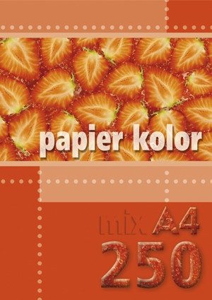 Papier ksero A4 80g 250ark. mix 5 kolorów